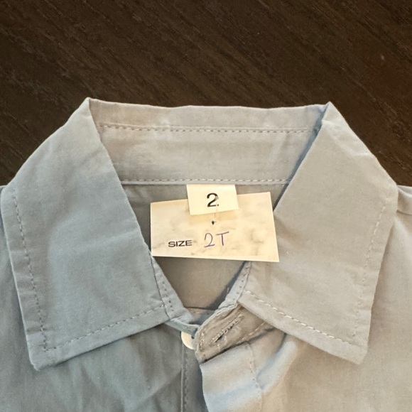 Zara Kids Light Gray Button Down Shirt - Picture 2 of 3